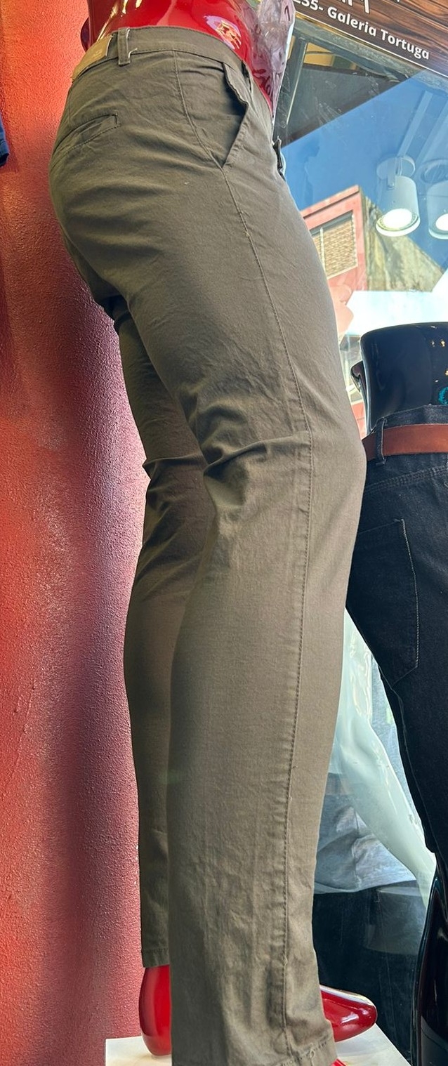 Pantalón Bolsillo Chino Gabardina Elastizada - Imagen 4