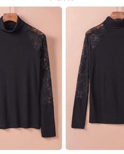 Camiseta con Encaje Dama - Miniatura 3
