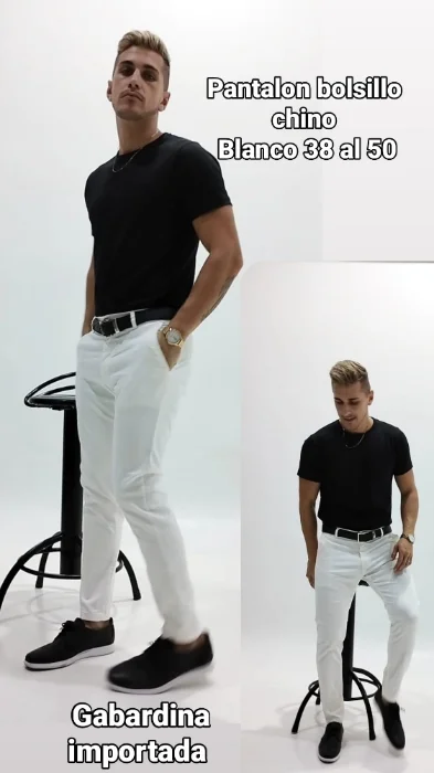 Pantalon Bolsillo Chino $18.000 por Curva $19,000 por Mayor