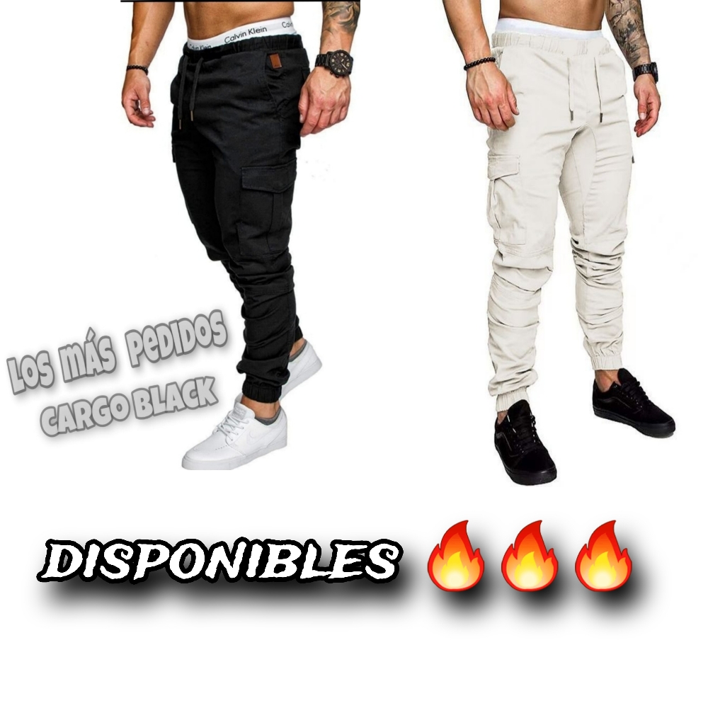 Cargos con Bolsillos Chinos y Refuerzo Ahora$16,000 Llevando X Curva $17,000 X Mayor - Imagen 2
