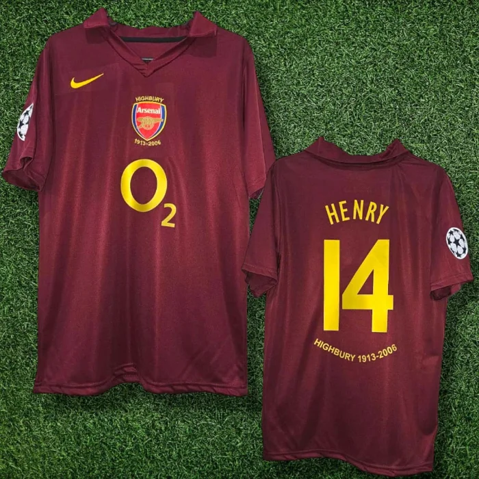 Camiseta Arsenal Retro Henry 2006