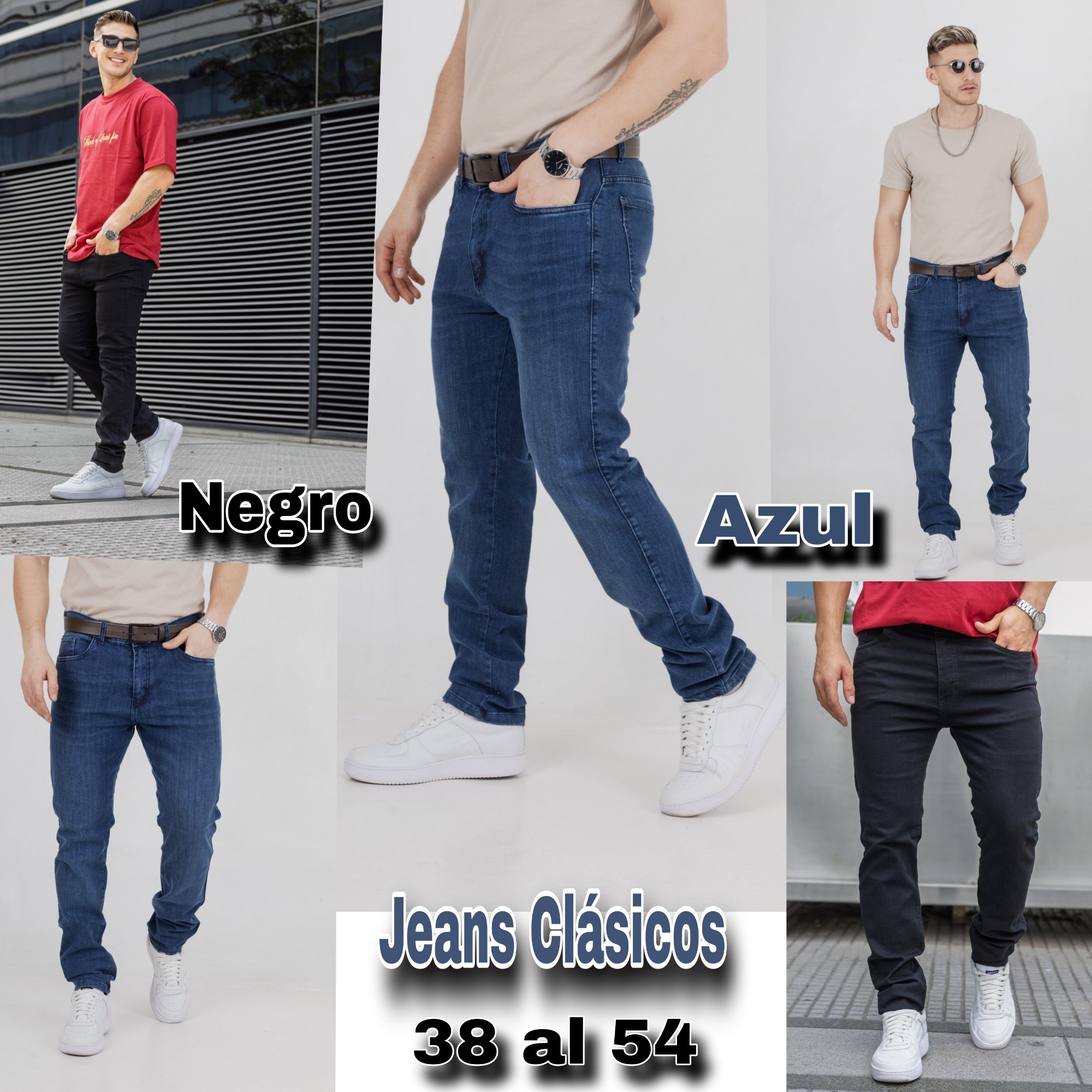 Jeans Elastizado Gris,negro,azul de Excelente Calidad X Curva 18,000 X Mayor $19,000 - Imagen 10