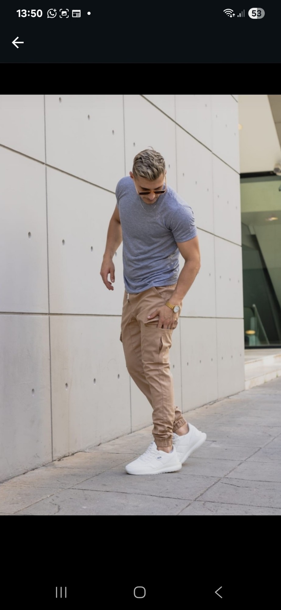 Cargo Jogger de Gabardina Elastizada X Curva $16,000 X Mayor $17,000 - Imagen 5