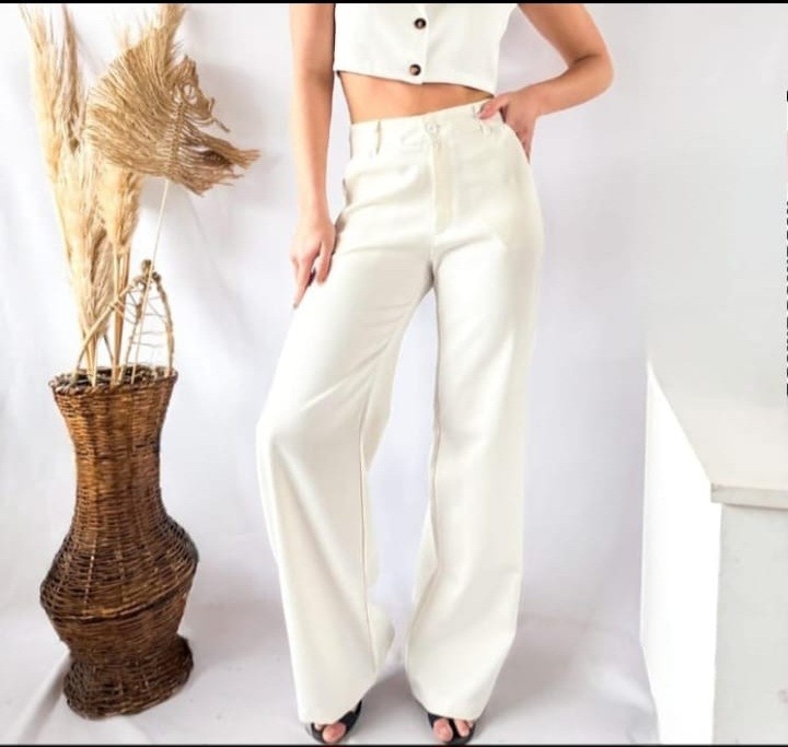 Pantalon Sastrero  Palazo de Crep - Imagen 2