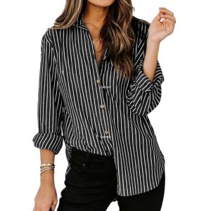 Camisa Manga Larga Rayada