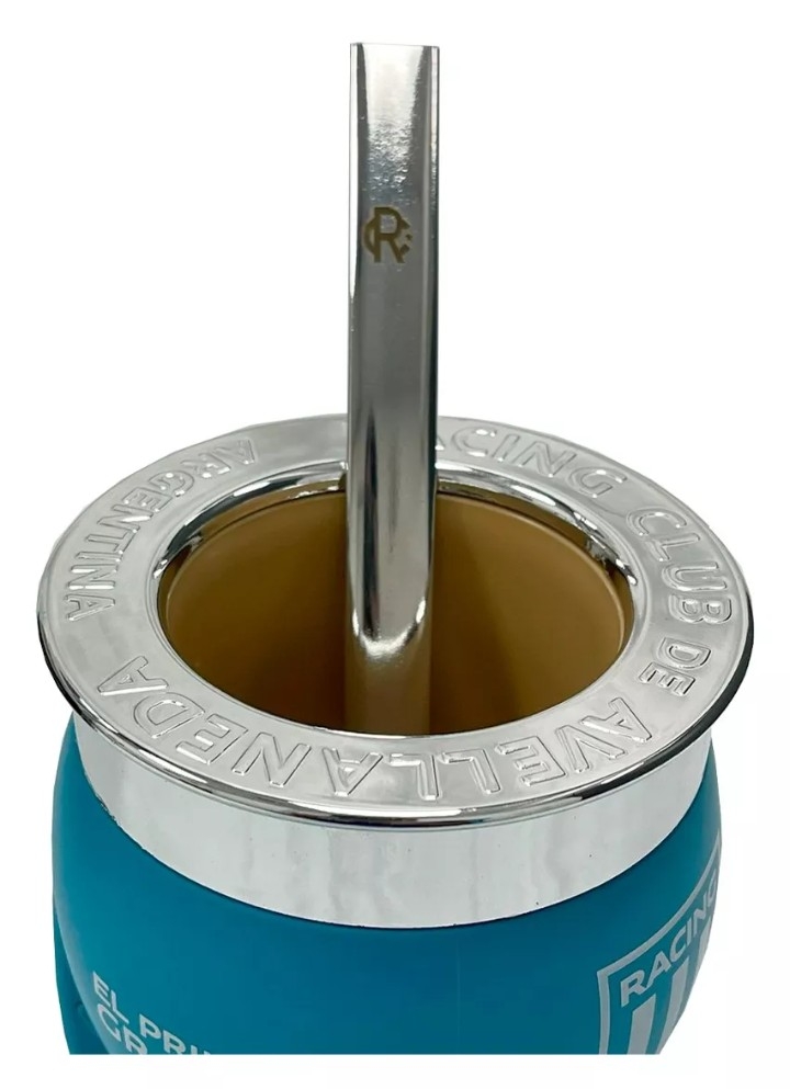 Mate Pampa Imperial Pvc Racing Com Bombilla - Imagen 2