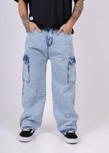 Jeans Bagi Cargo C/fuelle Hombre