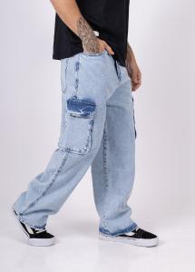 Jeans Bagi Cargo C/fuelle Hombre - Miniatura 2