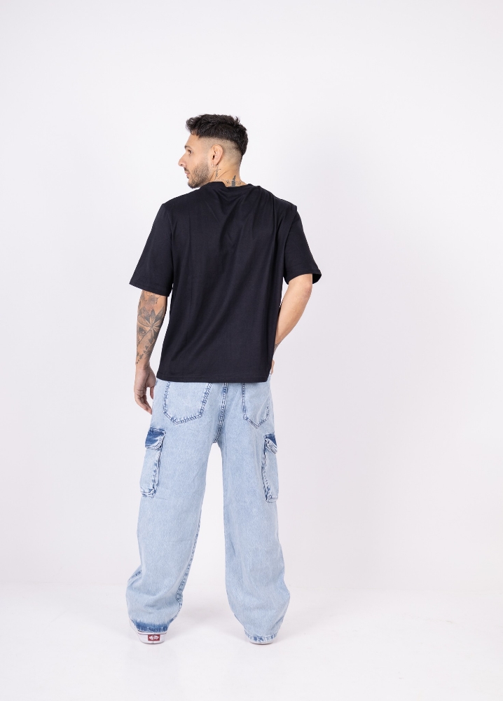 Jeans Bagi Cargo C/fuelle Hombre - Imagen 6