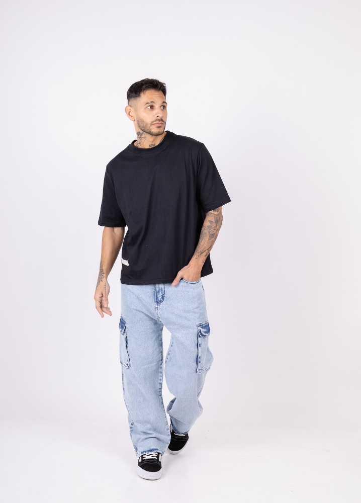 Jeans Bagi Cargo C/fuelle Hombre - Imagen 7