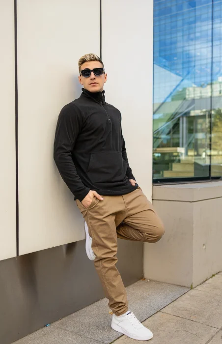 Jogger Escolar Azul  Talles Especiales 50 al 54 y del 38 al 48