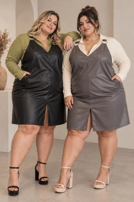 Talles 44 al 60 - Línea Especial - Vestido Jumper Avantika