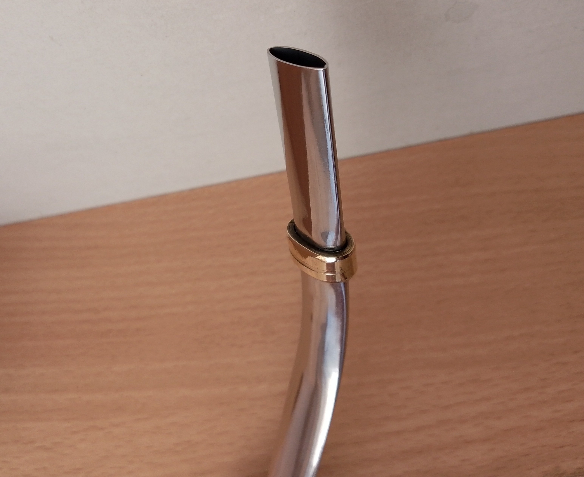 Bombilla Argentina Acero Inoxidable Chata 17cm - Imagen 6