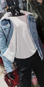 Campera Jeans con Corderito - Miniatura 5