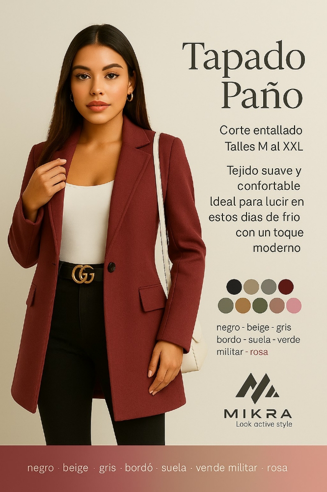 Tapado Paño Alta Calidad Buenas Terminaciones - Imagen 1