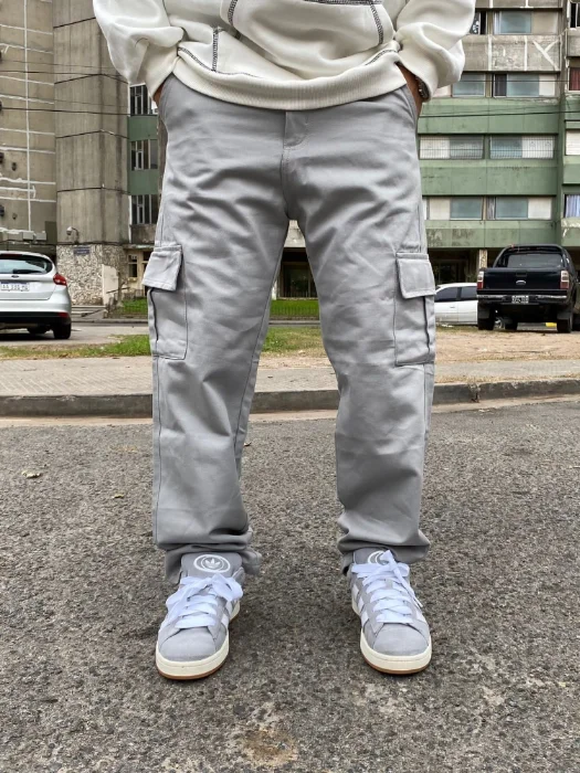 Cargo Mom Gris Tiza