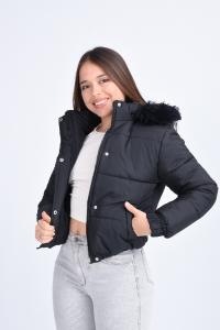 Puffer con Capucha