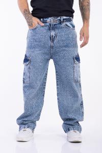 Jeans Bagi Cargo de Hombre