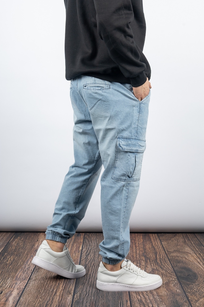 Cargos de Jeans con Cintura Elástico y Puño $18,000 Llevando X Curva $19,000 X Mayor - Imagen 4