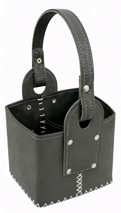Canasta Matera Bolso Matero Eco Cuero