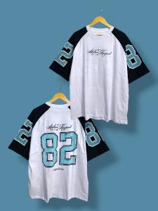 Remera Oversize Numero Manga Ranglan Beisbol Futbol Americano - Miniatura 2