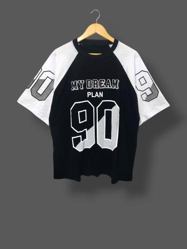 Remera Oversize Numero Manga Ranglan Beisbol Futbol Americano - Miniatura 3