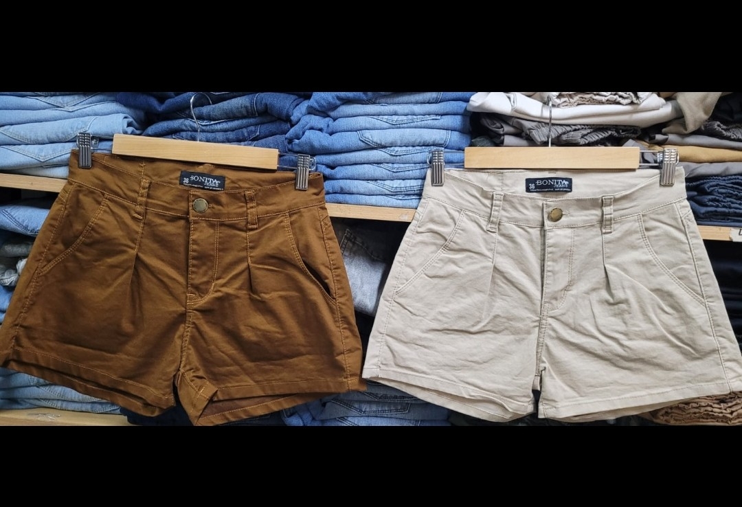Short Sastrero D Gabardina Importada Premiun Elastizada X Curva $13,000 $14,000 X May - Imagen 2