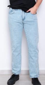 Pantalón Jeans Corte Clásico Celeste Claro