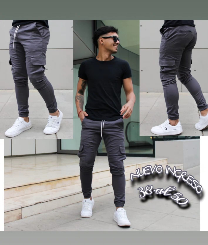 Jogger Cargo Azul Disponibles a $ 16,000 X Curva del 38 al 48 - Imagen 9