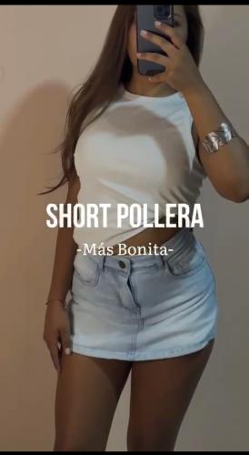 Short Pollera Rigidas del 36 al 46 X Curva $ 12,000 X Mayor $ 14,000