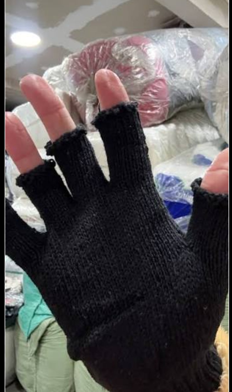 Guantes sin Dedos Solo en Negro - Imagen 1