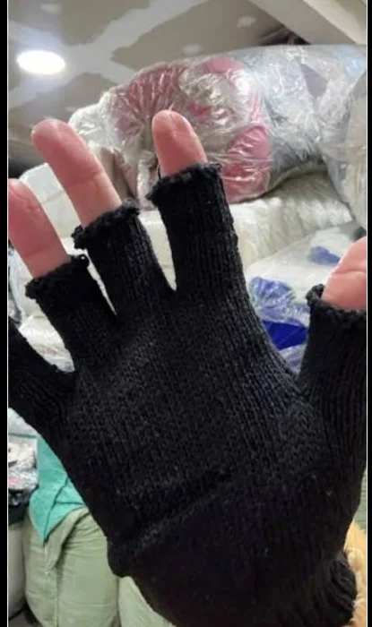 Guantes sin Dedos Solo en Negro