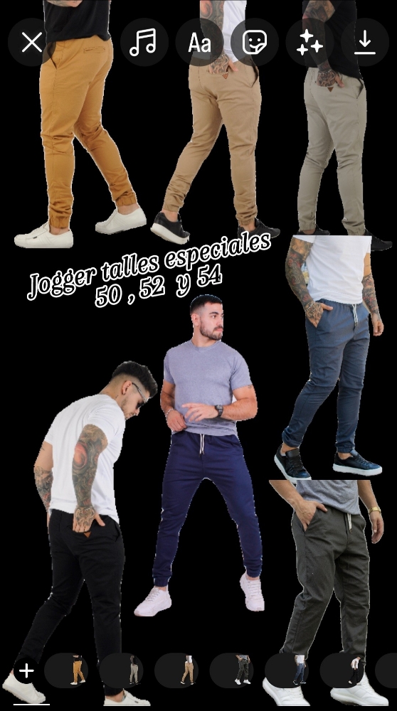 Jogger Talles Especiales 50,52 y 54 - Imagen 1