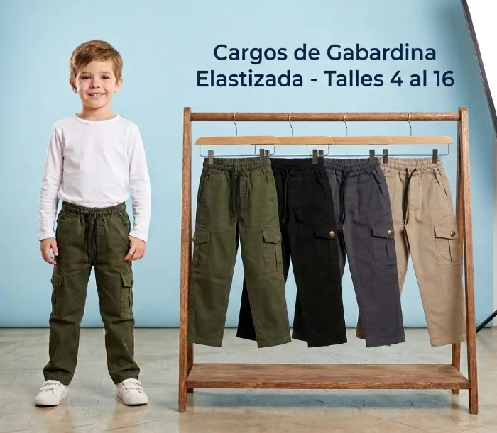 Cargo de Gabardina Elastizada