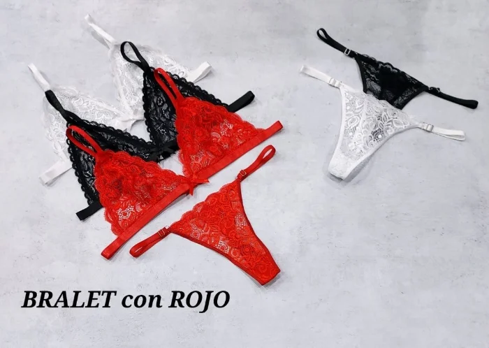 Bralette con Rojo