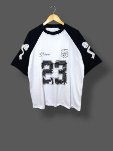 Remera Oversize Numero Manga Ranglan Futbol Americano Beisbol - Miniatura 8