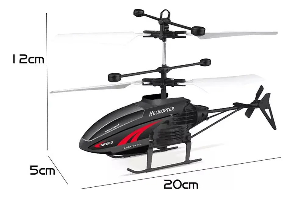Helicóptero Volador Recargable con Control - Imagen 2