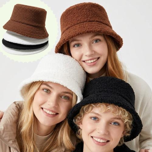 Piluso Liso de Corderito Adulto Juvenil, Invierno, Accesorios de Moda