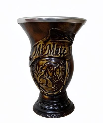 Mate Bocon de Calabaza con Base (tradicion y Mi Mate) - Miniatura 2