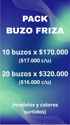 Buzos Frizados Oversize Pack