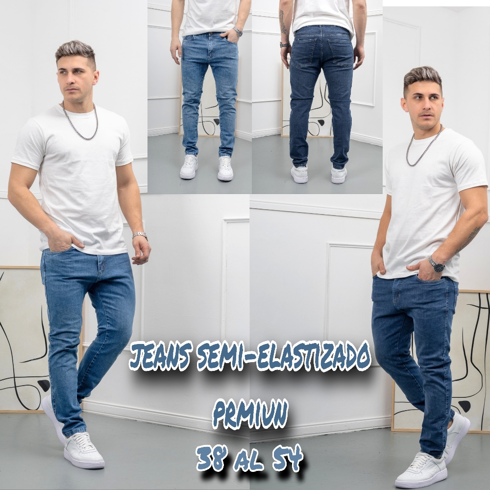 Jeans Elastizados Varios Colores del 38 al 48 X Mayor $19,000 X Menor $25,000 - Imagen 2