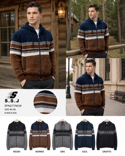 Sweater Campera  con Piel.imp