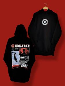 Buzos Oversize Frizados Duki Trueno Tiago Ysy Paulo Cantantes Bad Bunny - Bandas - Miniatura 3