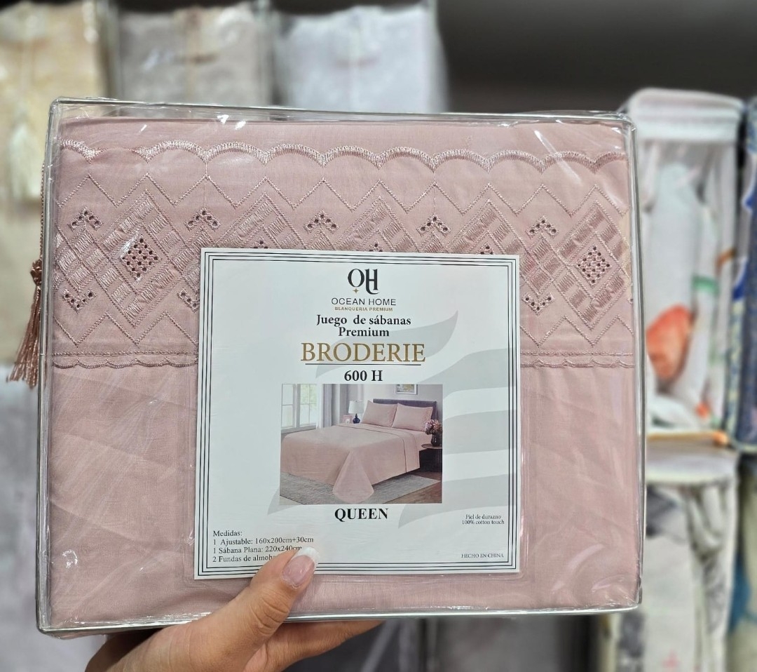 Sabanas Broderi Queen Size - Imagen 3
