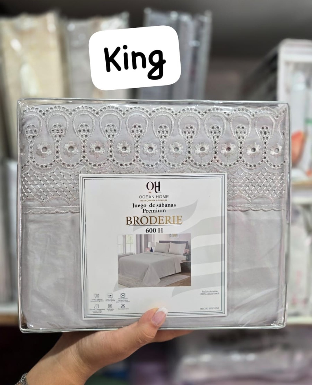 Sabanas Broderi Queen Size - Imagen 5