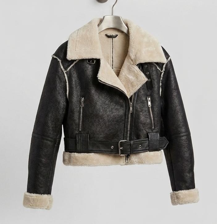 Campera Yd Gamulan Importado con Piel - Imagen 5