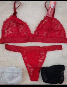 Conjunto Bralett Encaje