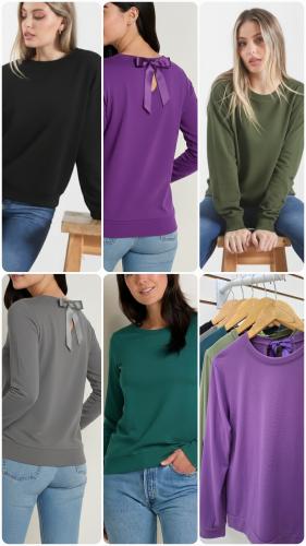 Sweater C/ Lazo X Talles - Bremer Lanilla - Miniatura 2