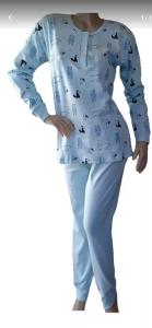 Pijama Señora Interlock Puro Algodón - Miniatura 3