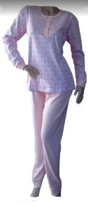 Pijama Señora Interlock Puro Algodón - Miniatura 5